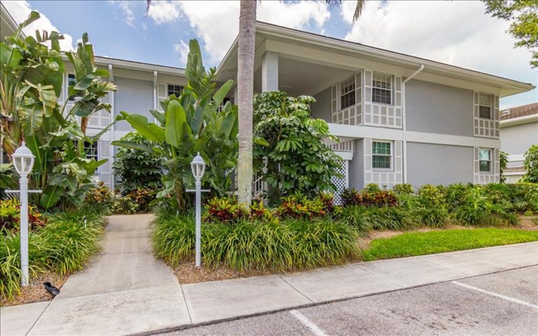 Front of condo
