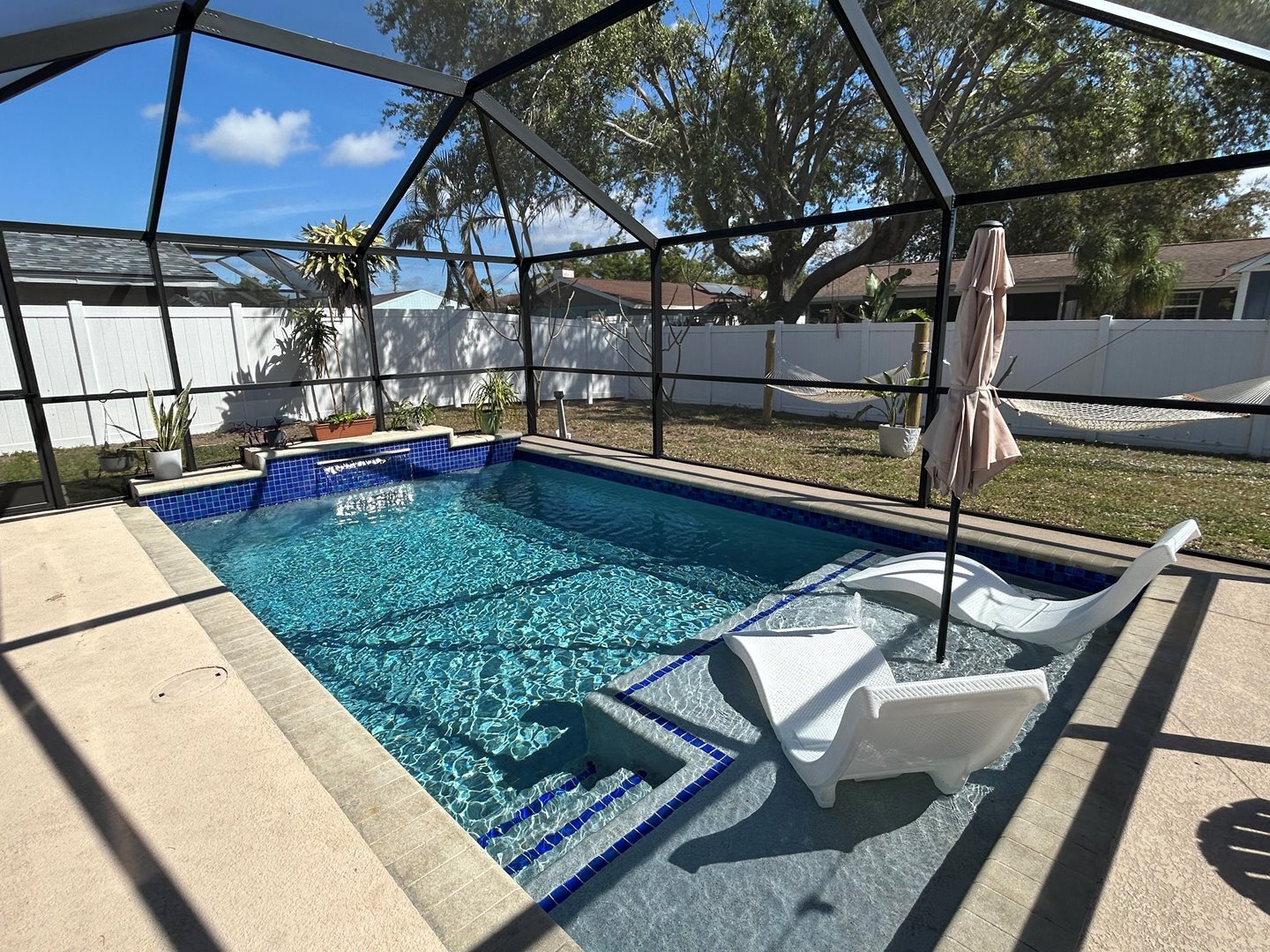 Tropical Oasis Heated Pool in Bradenton, FL